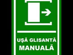 Placuta pentru usa manuala glisanta sprea dreapta