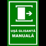 Placuta pentru usa manuala glisanta sprea dreapta